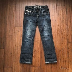 Hydraulic Ankle Length Jeans